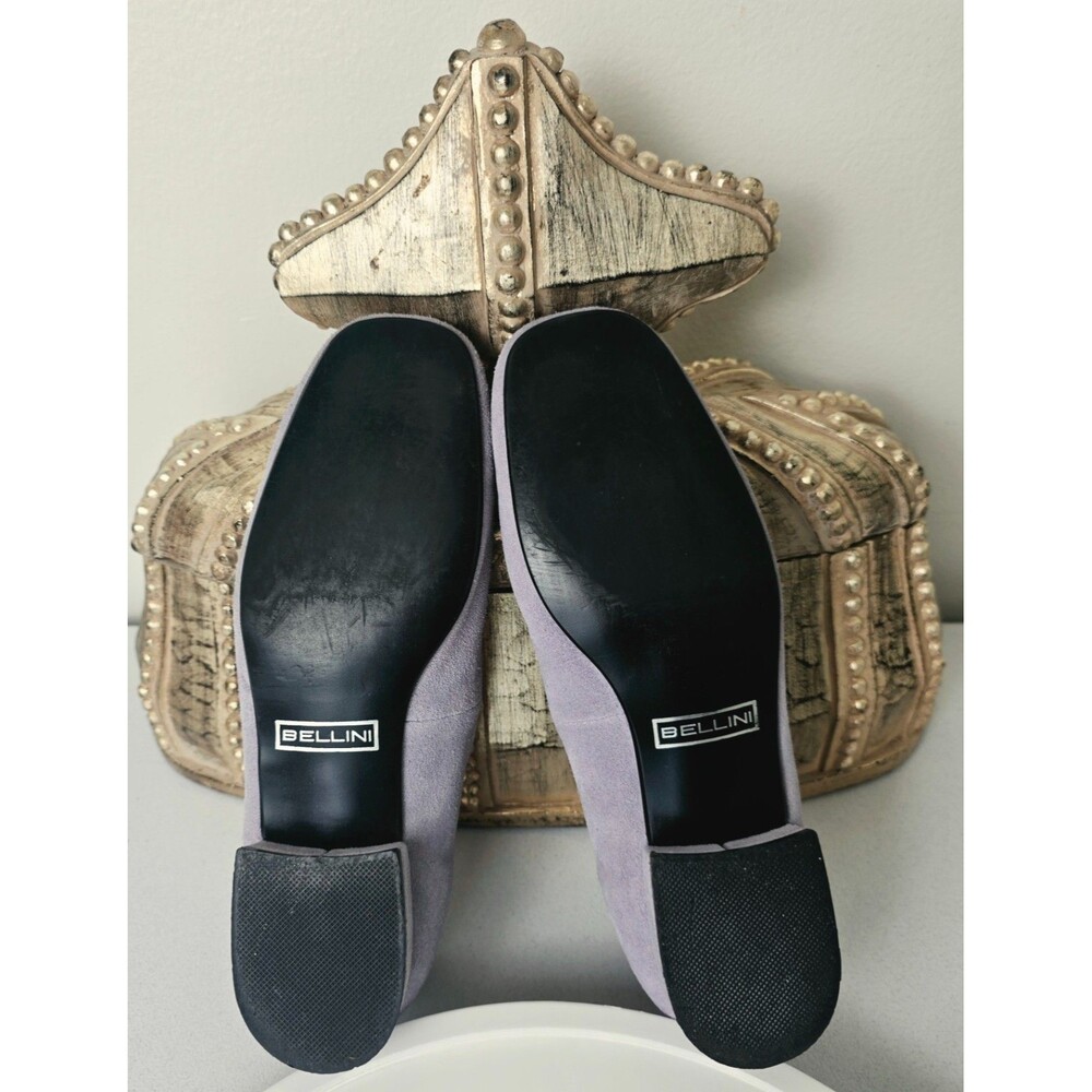 BELLINI Womens Lavender Purple Suede Loafers Flats Sz 8.5 Lilac Slip On Shoes - Picture 12 of 15